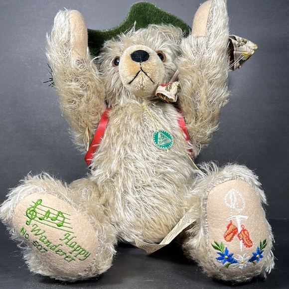 QVC Max Hermann the Happy Wanderer Musical German Bear Limited Edition No. 507 - Picture 5 of 5